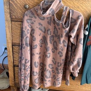 Leopard Print Women's Sweater